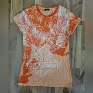 Womens Harley Davidson tshirt size L